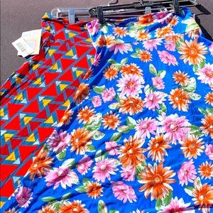 2 mid length azure skirts